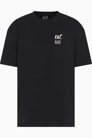 EA7 Graphic Series cotton-jersey crew-neck T-shirt
