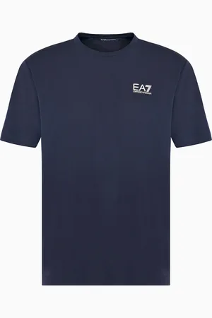 EA7 Tennis Club stretch viscose-blend crew-neck T-shirt