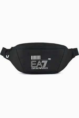 EA7 Train Core recycled fabric belt bag