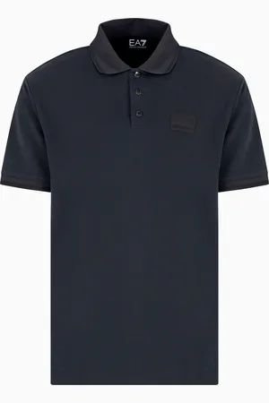 EA7 Lux Identity modal-blend polo shirt