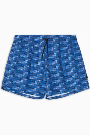 EA7 Printed swim trunks