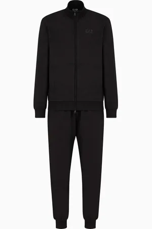 EA7 Visibility cotton full-zip tracksuit
