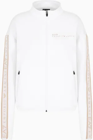 EA7 Natural VENTUS7 technical fabric sweatshirt