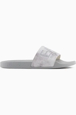 EA7 Slides with oversized logo