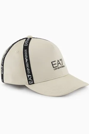 EA7 Logo Series cotton baseball cap