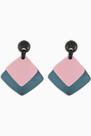 Emporio Armani Butterfly two-tone oversized pendant earrings