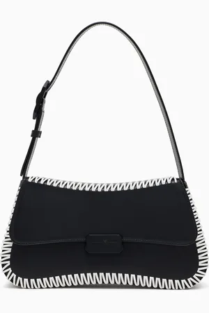 Emporio Armani Leather shoulder bag with interweaving