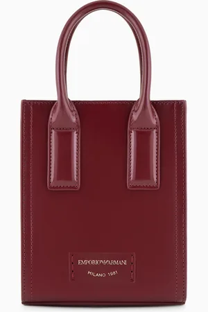 Emporio Armani Mini bag with shoulder strap in a brushed finish