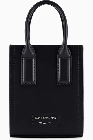 Emporio Armani Mini bag with shoulder strap in a brushed finish