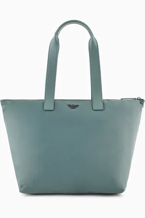 Emporio Armani ASV medium shopper bag in recycled nylon