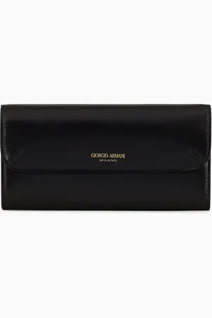 Giorgio Armani La Prima trifold wallet in palmellato leather