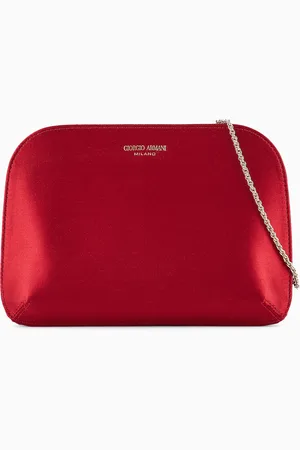 Giorgio Armani Satin la Prima clutch bag