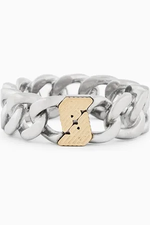 Emporio Armani Two-Tone Stainless Steel Band Ring