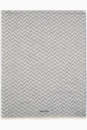Giorgio Armani Jacquard cashmere stole
