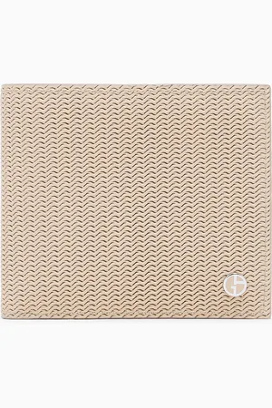 Giorgio Armani Bifold wallet in embossed leather