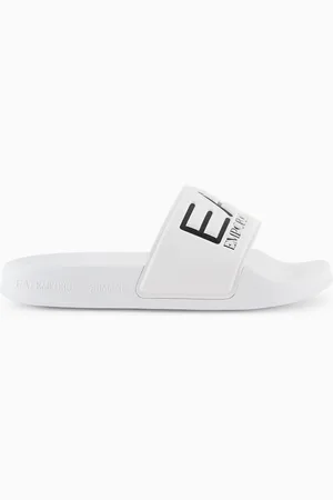 EA7 Sliders with oversized logo