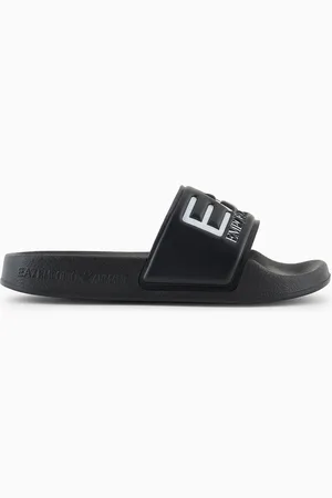 EA7 Sliders with oversized logo