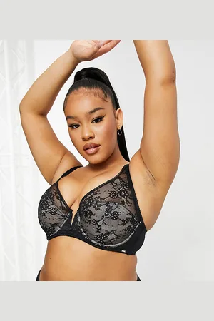 Dorina Plus Size Legend non padded high apex lace bra in