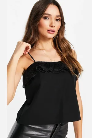 Y.A.S Y.A.S organza frill strappy cami top co-ord in
