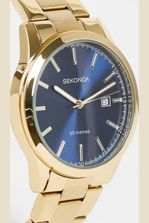 Sekonda Unisex bracelet watch with blue dial in
