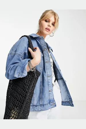 ONLY Oversized denim jacket in medium