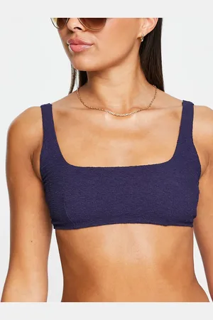 & OTHER STORIES Crop textured bikini top in