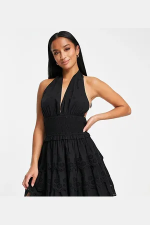 Miss selfridge halter outlet neck dress