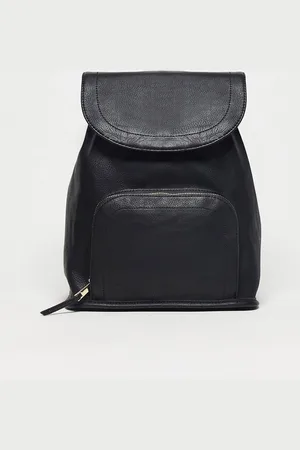 ASOS Soft backpack with zip front pocket in