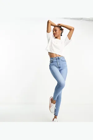 Stradivarius Tall super high waist skinny jean in medium