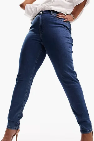 ASOS Curve skinny jeans in mid