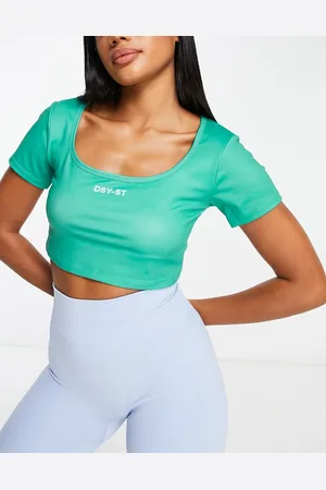 Daisy Street Plus Active leggings in jade green