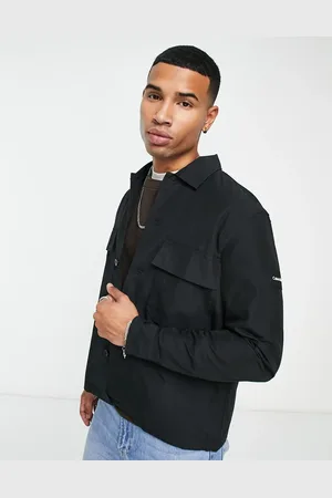 Calvin Klein Cotton nylon overshirt in