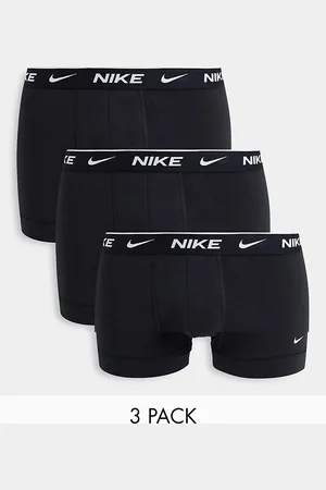 Nike 3 pack cotton stretch trunks in