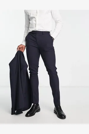 ASOS Skinny tuxedo trousers in