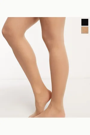 Mama;licious Mamalicious Maternity 20 denier 2 pack tights in sheer and beige