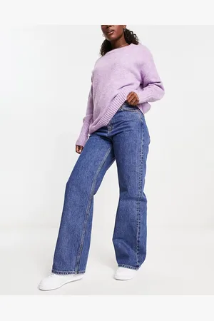 Monki Noaki low rise loose fit jeans in la lune