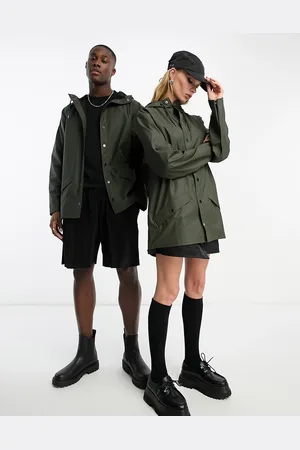 Rains 12010 unisex waterproof short jacket in