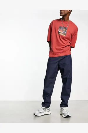 Carhartt Newel relaxed tapered fit jeans in one wash