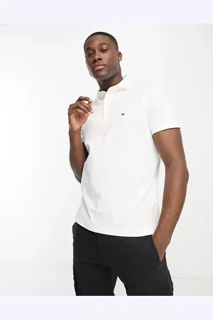 Tommy Hilfiger 1985 icon logo slim fit pique polo shirt in