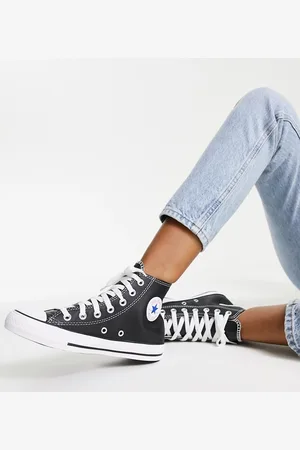 Converse Chuck Taylor Hi trainers in leather