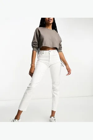 Stradivarius Tall slim mom jean with stretch in