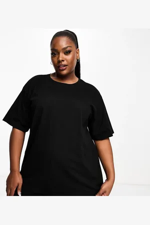 ASOS ASOS DESIGN Curve mix & match cotton oversized pyjama tee in