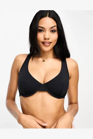ASOS Fuller Bust Marina nylon blend smoothing underwire bra in