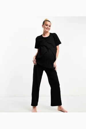 ASOS ASOS DESIGN Maternity mix & match cotton pyjama trouser in