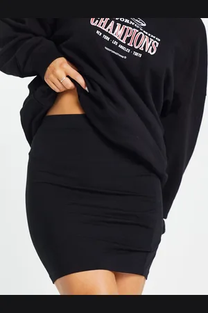 ASOS Jersey pencil mini skirt in