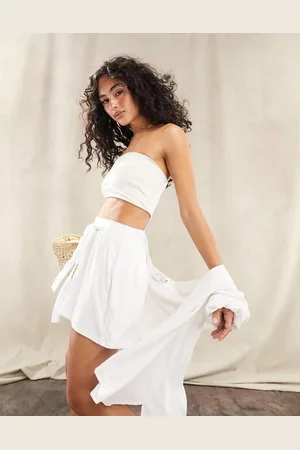 ASOS Tie belt flippy short in