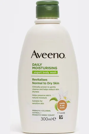 Aveeno Daily Moisturising Yogurt Body Wash Vanilla & Oat Scented 300ml