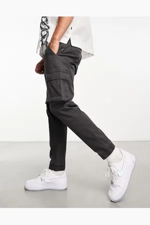 Only & Sons Tapered fit cargo with cuffed bottom in