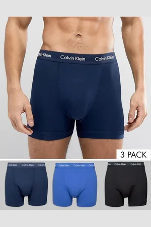 Calvin Klein Cotton Stretch 3 pack trunks in