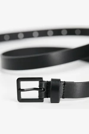 ASOS Smart leather skinny belt with matte buckle in